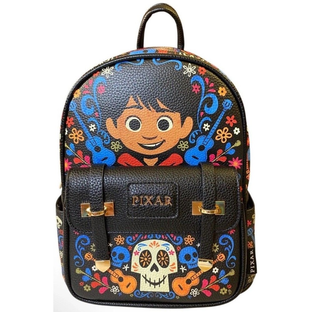Loungefly Disney Pixar Coco Miguel Ernesto Hector Mini Backpack Brand New